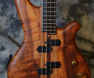 Furlanetto Koa 4 string bass 1981 (Consignment) SOLD
